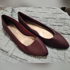 Christian Siriano For Payless Flats ~ Women's Wine Shoes